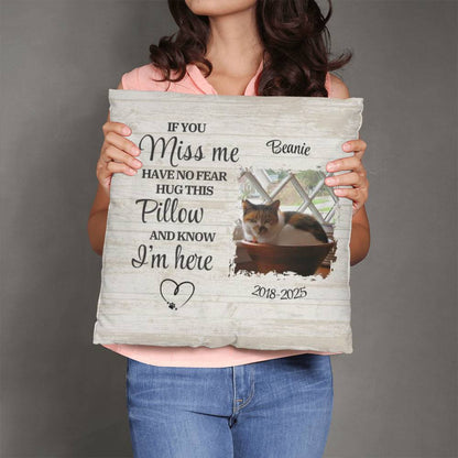 Personalized Pet Memorial Pillow – A Comforting Tribute for Your Beloved Companion