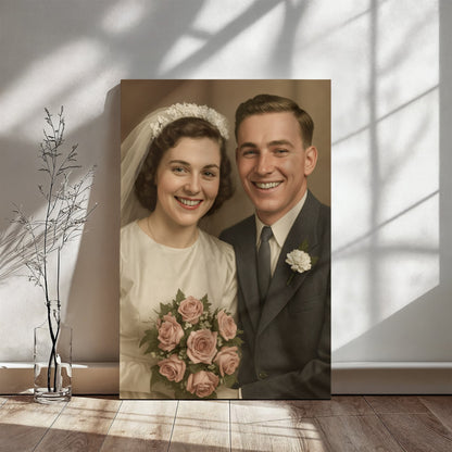 Restored Photo Canvas – Preserve Your Memories in Timeless Art