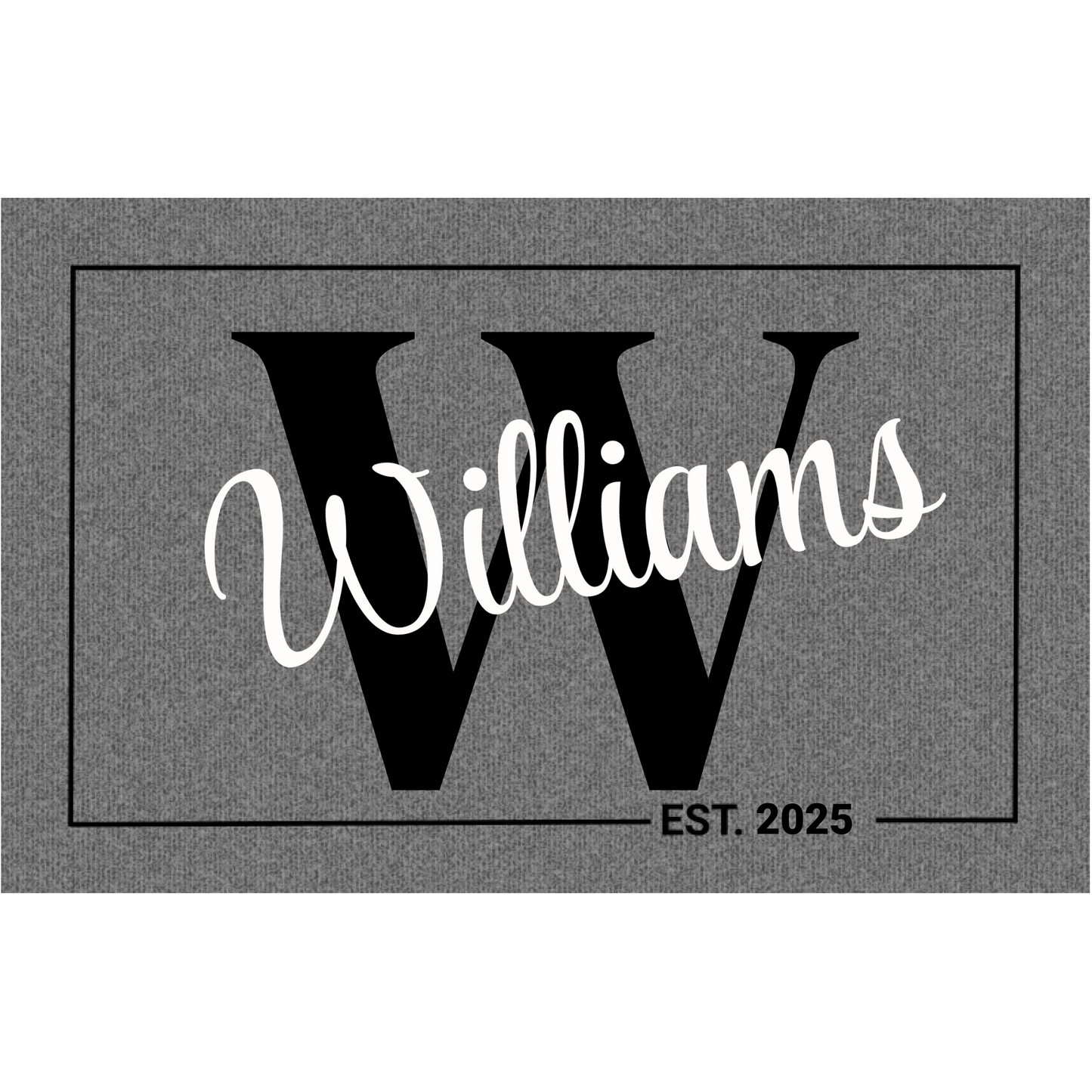 Custom Welcome Mat with Name – Personalized  Doormat | Housewarming or Holiday Gift