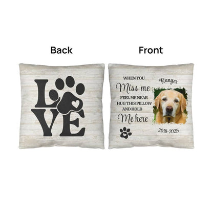 Personalized Pet Memorial Pillow – A Comforting Tribute for Your Beloved Companion