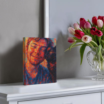 Personalized Pop‑Grunge Canvas — Custom Photo Portrait Art