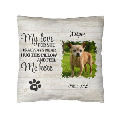 Personalized Pet Memorial Pillow – A Comforting Tribute for Your Beloved Companion