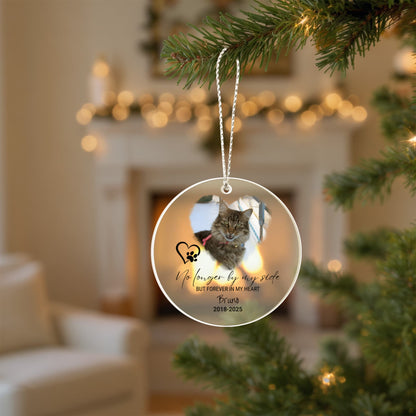 Personalized Pet Memorial Ornament – Custom Photo Keepsake