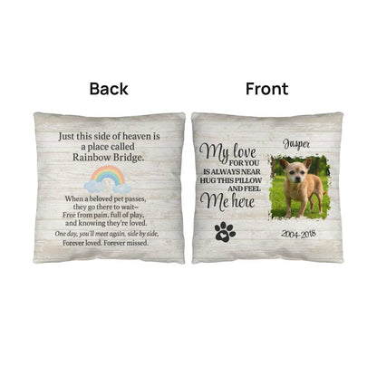 Personalized Pet Memorial Pillow – A Comforting Tribute for Your Beloved Companion