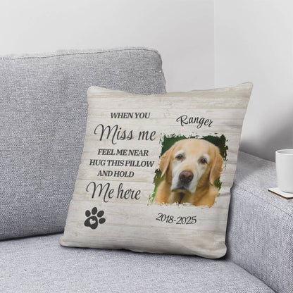 Personalized Pet Memorial Pillow – A Comforting Tribute for Your Beloved Companion