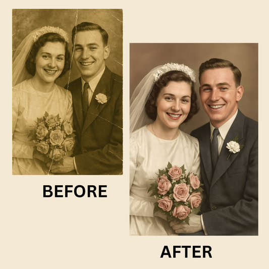Photo Restoration & Colorization – Bring Your Memories Back to Life