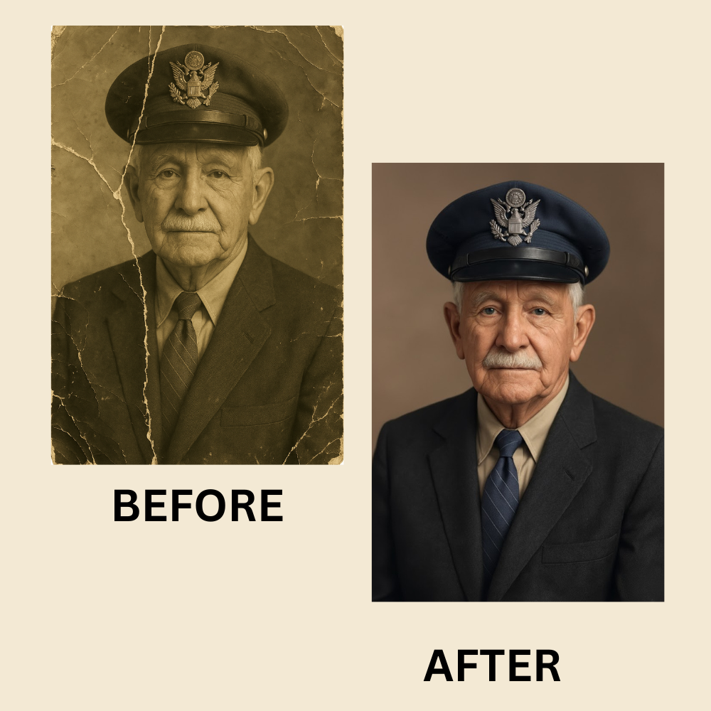 Photo Restoration & Colorization – Bring Your Memories Back to Life