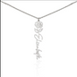 “Dance in the Rain” Custom Name Necklace – Birth Flower Gift for Daughter, Granddaughter, or Someone You Love