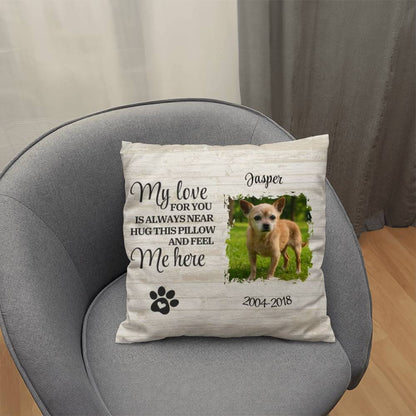 Personalized Pet Memorial Pillow – A Comforting Tribute for Your Beloved Companion