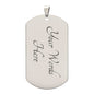 Personalized Dad Dog Tag Necklace – Your Greatest Title Is ‘Dad'- Free Engraving