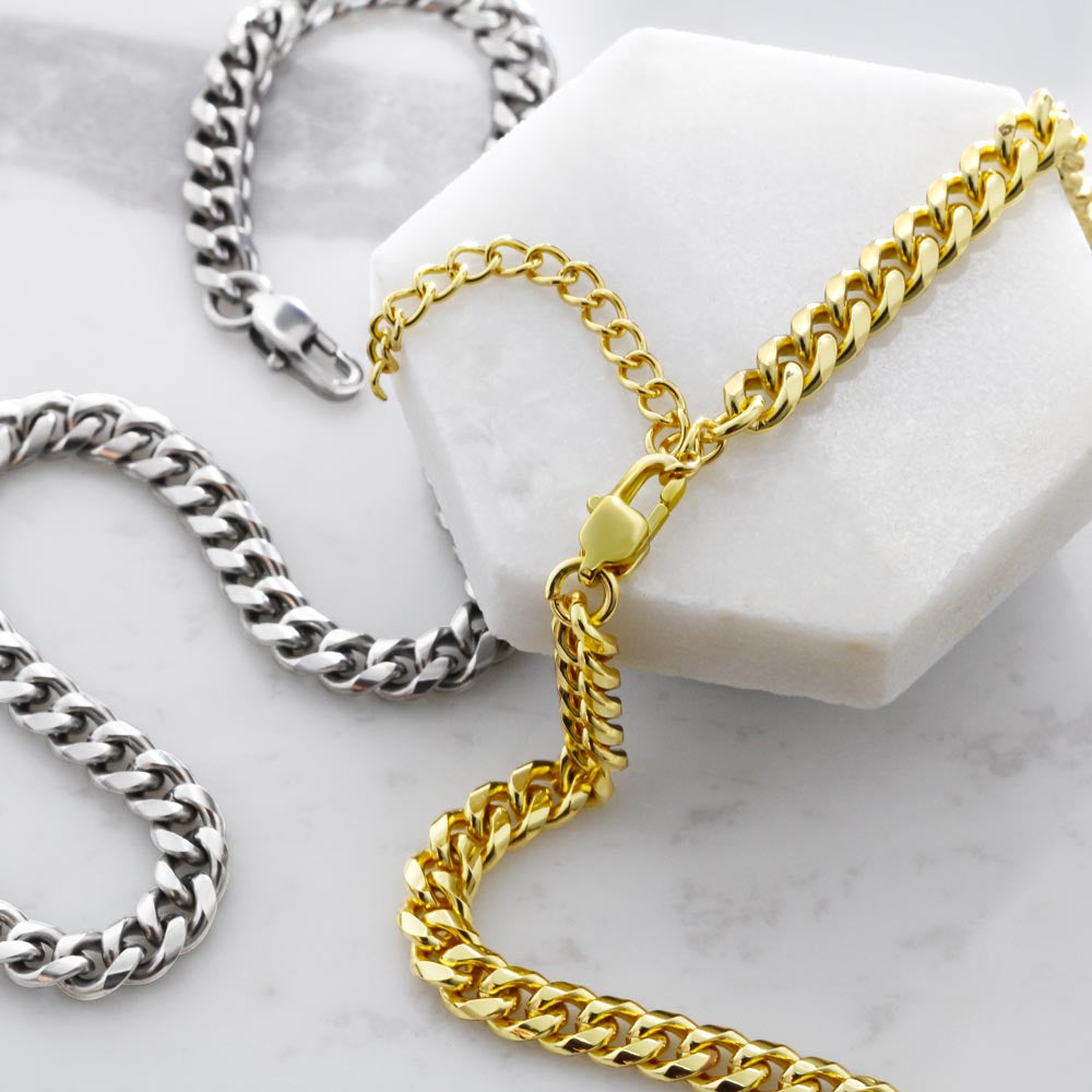 To My Man | Cuban Link Chain  Gift