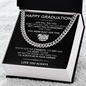 To My Son – Cuban Chain Necklace Gift | Motivational Graduation  Present for Him