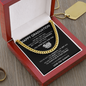 To My Son – Cuban Chain Necklace Gift | Motivational Graduation  Present for Him