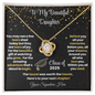 Custom Daughter Graduation Gift Necklace – “The Tassel Was Worth the Hassle” Message Card