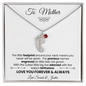 Custom Baby Feet Necklace with Birthstone, Great Gift for Mother's Day