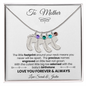 Custom Baby Feet Necklace with Birthstone, Great Gift for Mother's Day