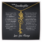 To My Granddaughter Necklace – A Heartfelt Reminder She's Loved