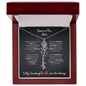 Para mi nieta | Un regalo que expresa lo que las palabras no pueden: collar personalizado con nombre y flor de nacimiento