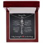 Para mi nieta | Un regalo que expresa lo que las palabras no pueden: collar personalizado con nombre y flor de nacimiento