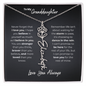 To My Granddaughter Necklace – A Heartfelt Reminder She's Loved