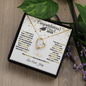 Personalized Graduation Gift " She Believed She Could So She Did!" Forever Love Necklace