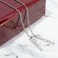 Personalized Vertical Name Necklace – Custom Script Pendant (Up to 4 Names)