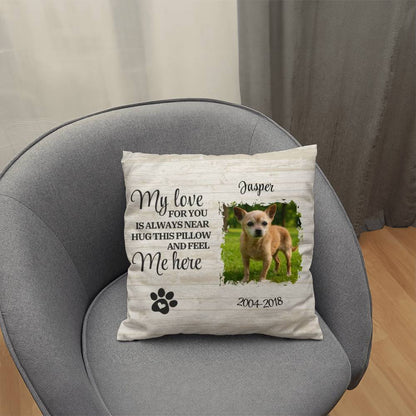 Personalized Pet Memorial Pillow – A Comforting Tribute for Your Beloved Companion