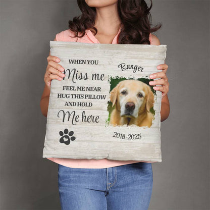 Personalized Pet Memorial Pillow – A Comforting Tribute for Your Beloved Companion