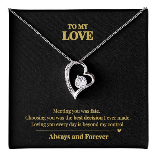 Forever Love Necklace – Meaningful Gift for the Love of Your Life