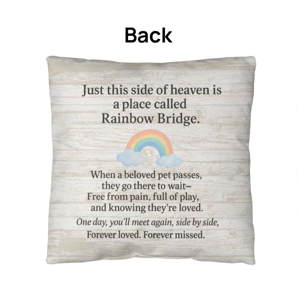 Personalized Pet Memorial Pillow – A Comforting Tribute for Your Beloved Companion