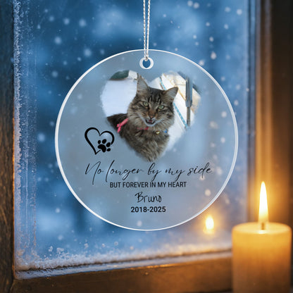 Personalized Pet Memorial Ornament – Custom Photo Keepsake