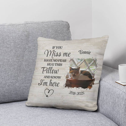 Personalized Pet Memorial Pillow – A Comforting Tribute for Your Beloved Companion