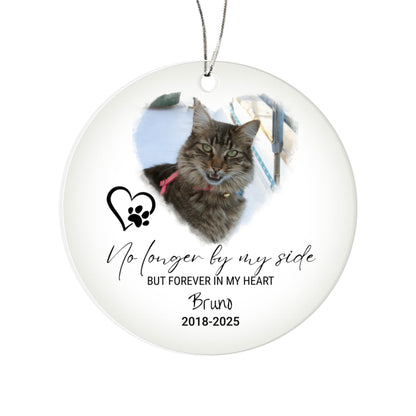 Personalized Pet Memorial Ornament – Custom Photo Keepsake