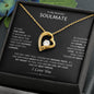 To My Beautiful Soulmate - Heart Drop Necklace