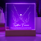Together Forever From Our First Kiss To Our Last Breath LED Acrylic