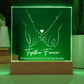 Together Forever From Our First Kiss To Our Last Breath LED Acrylic