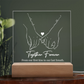 Together Forever From Our First Kiss To Our Last Breath LED Acrylic